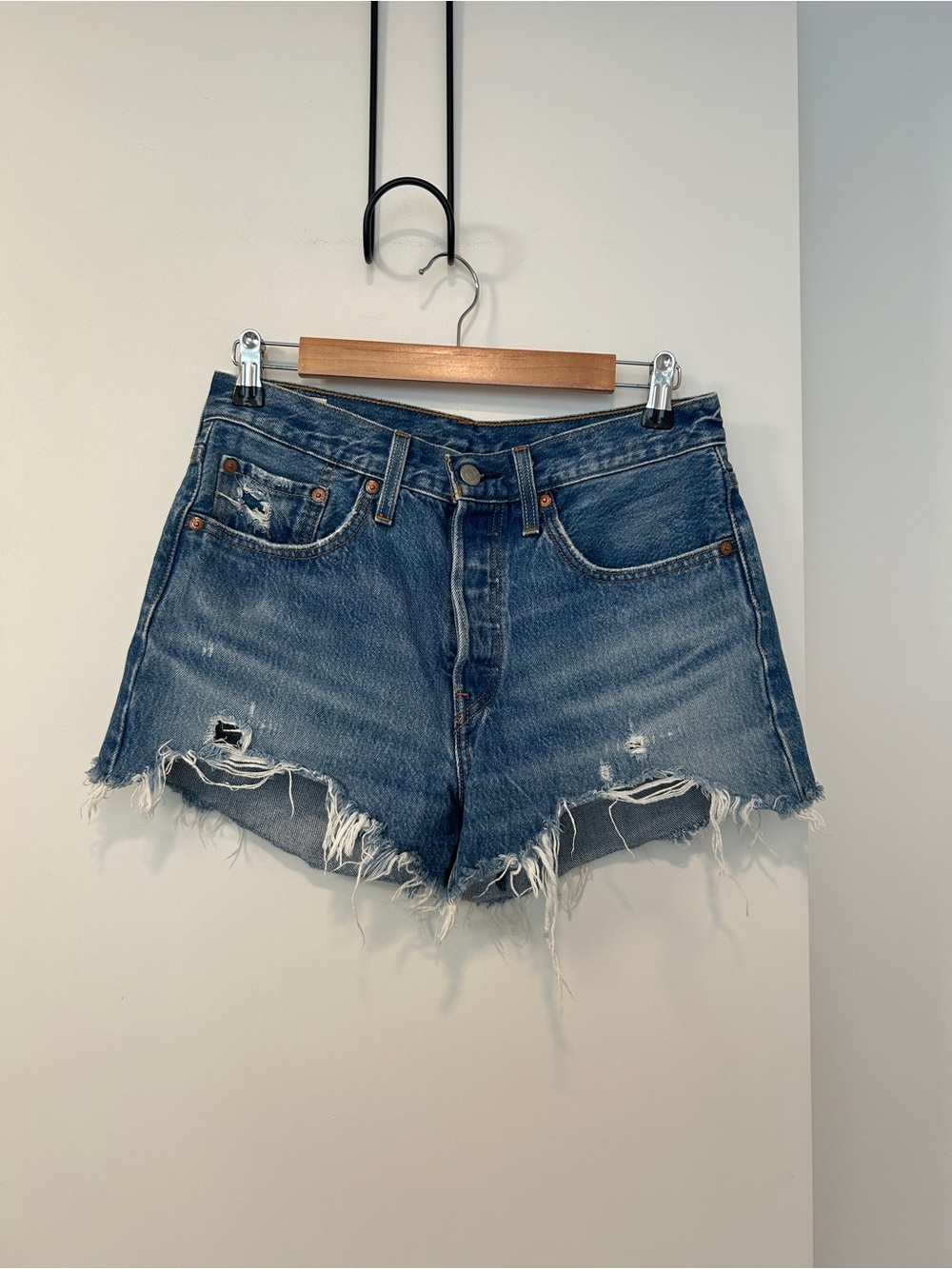 Levi’s 501 High-Rise Denim Shorts